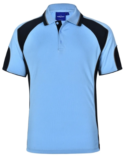 Picture of Winning Spirit, Kids Cooldry Contrast Polo w Panels